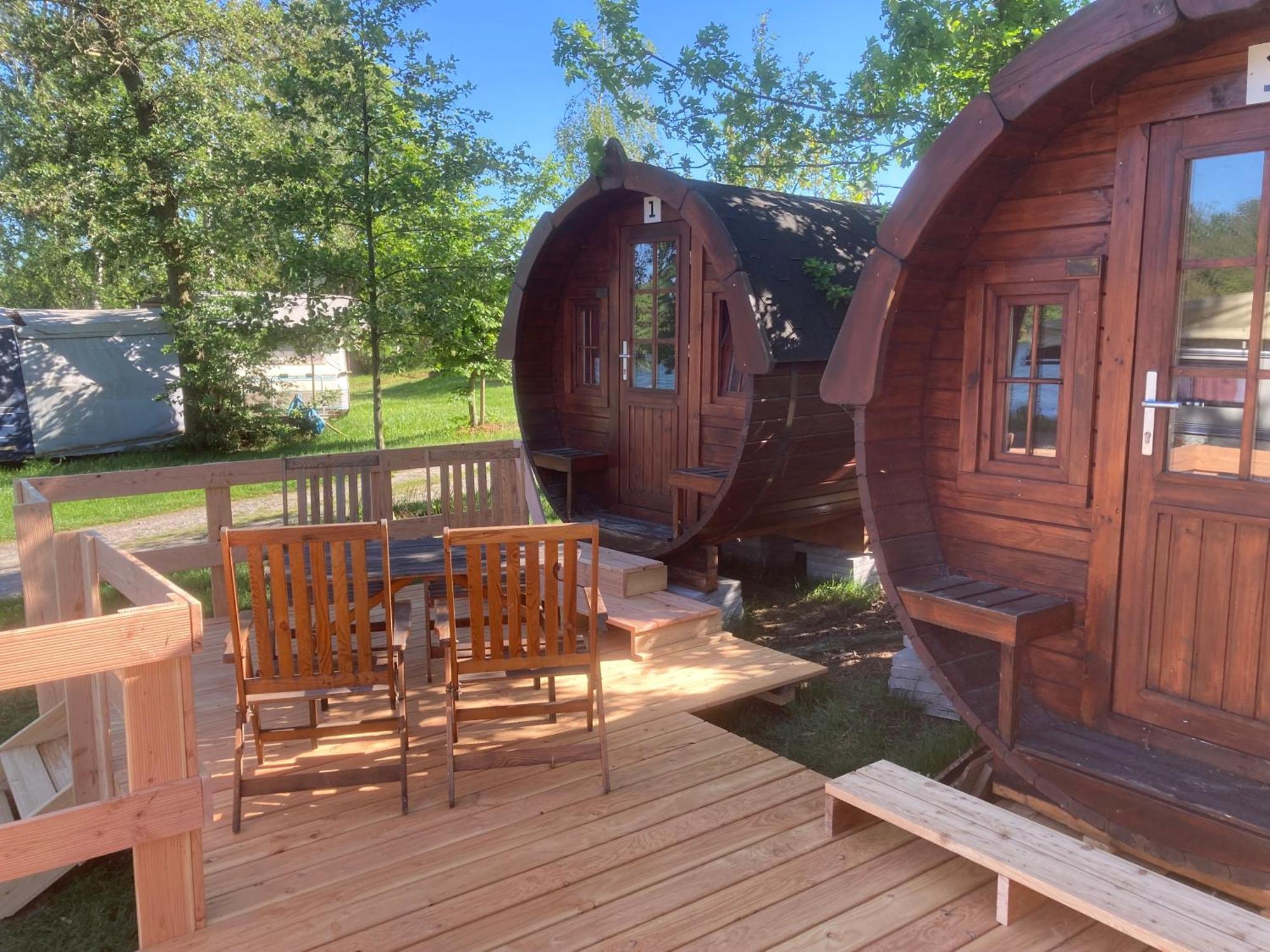 Campingfass Mit Panoramaterrasse Langenbernsdorf Exterior photo