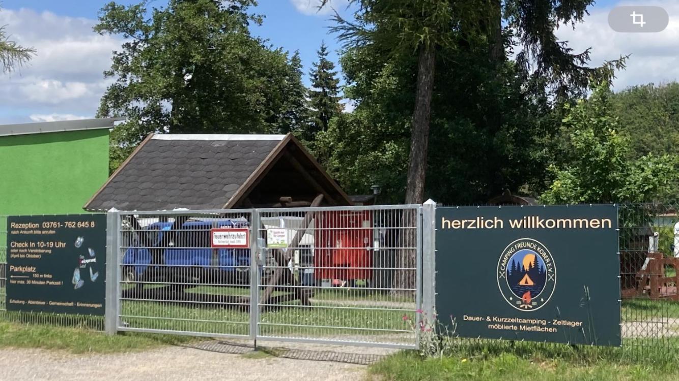 Campingfass Mit Panoramaterrasse Langenbernsdorf Exterior photo